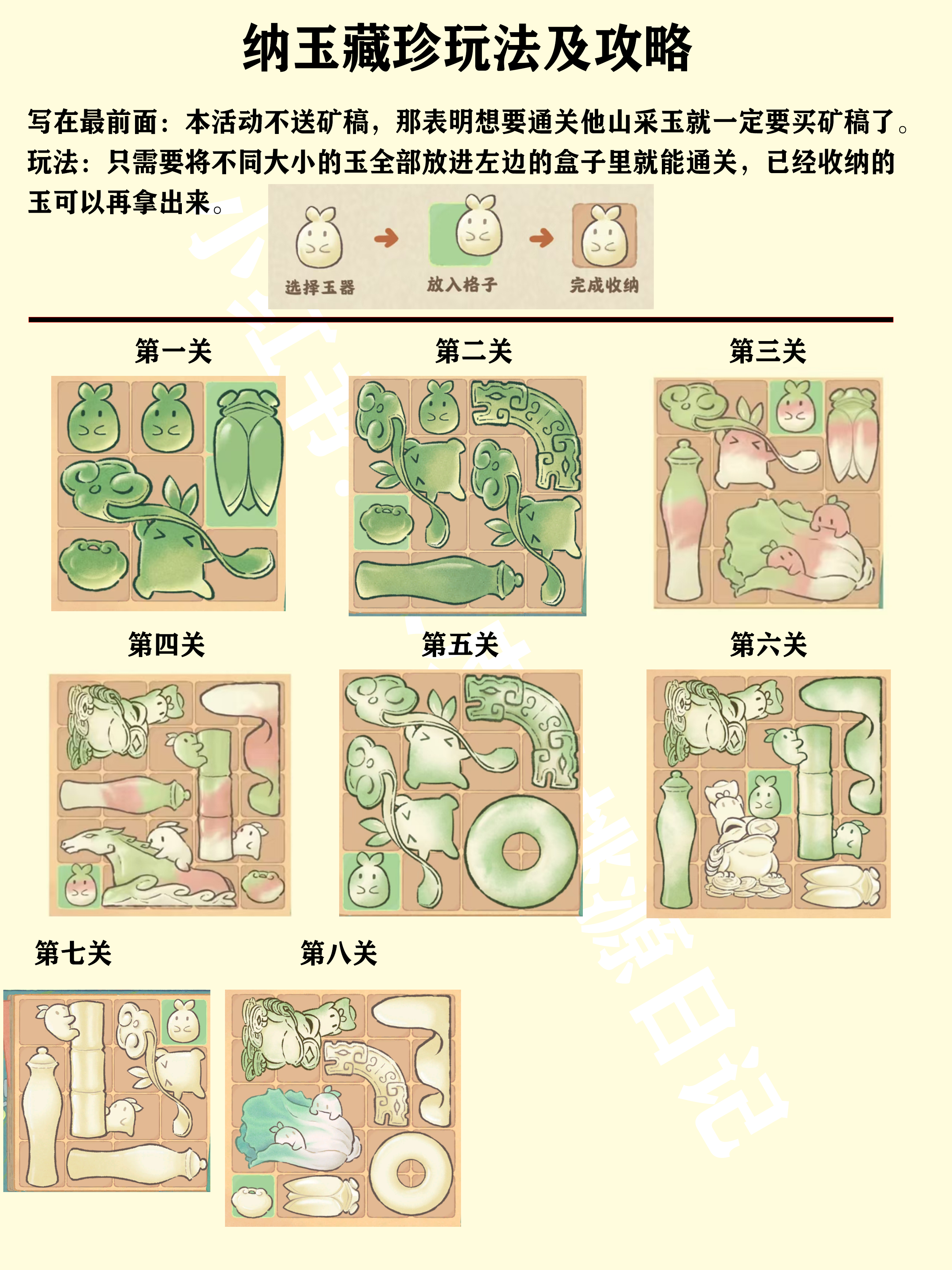 2024年《桃源深处有人家》纳玉藏珍玩法及通关攻略