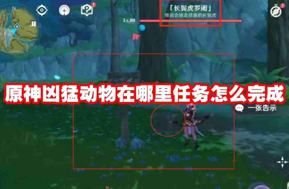 2024年原神凶猛动物在哪里任务怎么完成