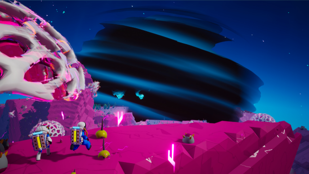 2024年爆款科幻生存游戏《Astroneer》（异星探险家）首部扩展包Glitchwalkers现已正式推出