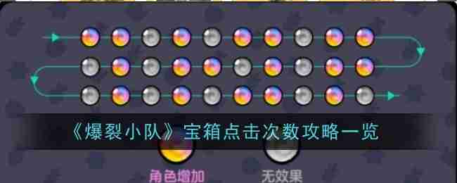 2024年《爆裂小队》宝箱点击次数攻略一览