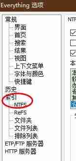 2024年Everything怎么设置NTFS自动移除脱机卷