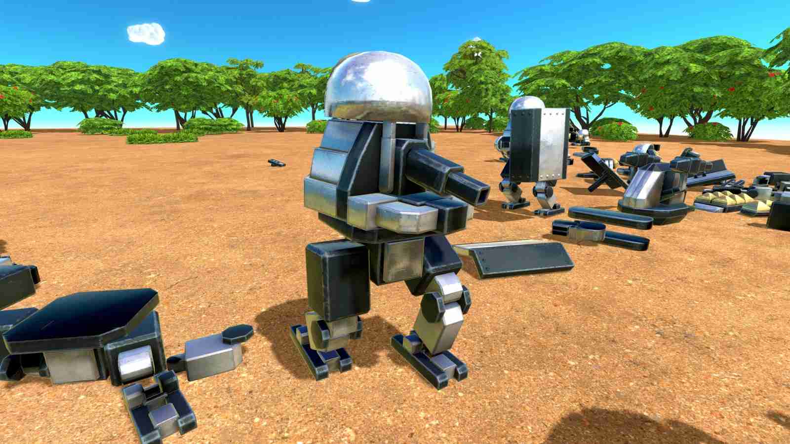 2024年变形机器战斗游戏《Age Of Warbots》Steam页面上线 明年发售