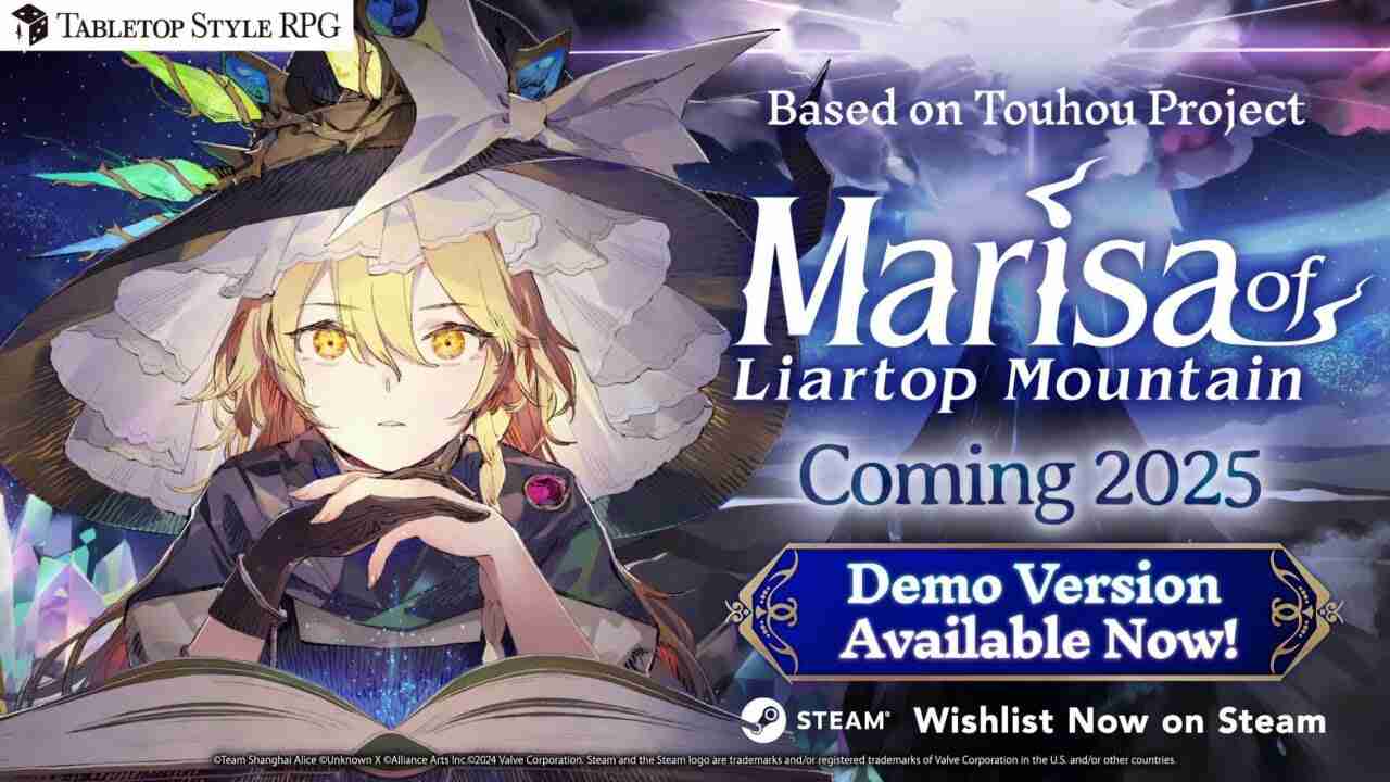 2024年冒险RPG《胡言山的魔理沙》现已支持试玩 支持中文
