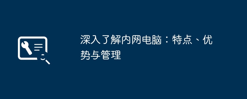 2024年深入了解内网电脑：特点、优势与管理