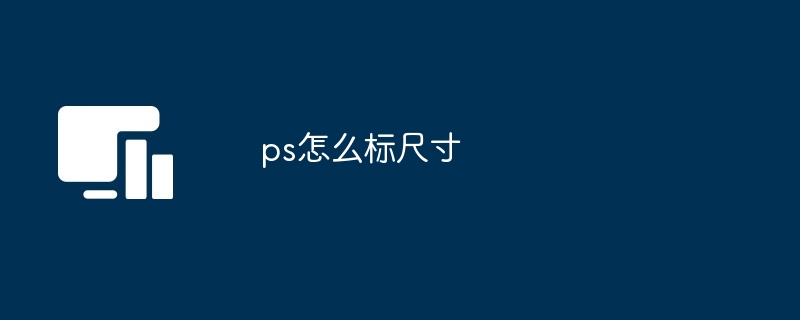 2024年ps怎么标尺寸