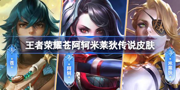 2024年王者荣耀苍阿轲米莱狄传说皮肤 冷门英雄传说皮肤投票结果介绍
