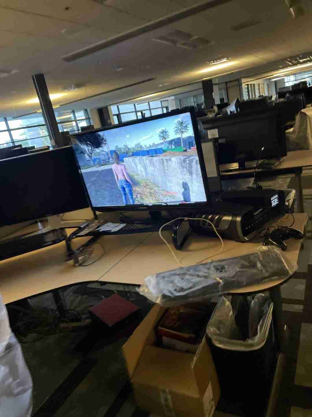 GTA6早期画面泄露-女主角亮相