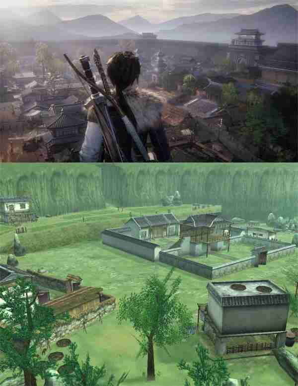 仙剑四重制版画面对比原版-效果天差地别