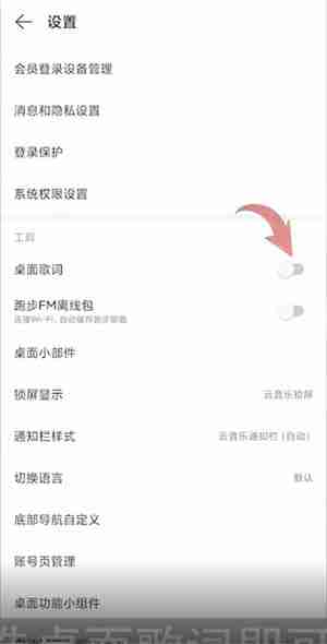 网易云音乐歌词显示教程-屏幕歌词设置技巧
