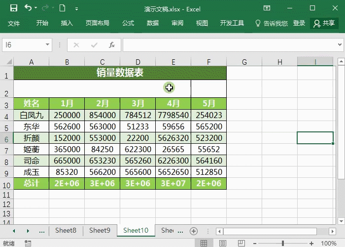 Excel表格-快速转换元到万元技巧