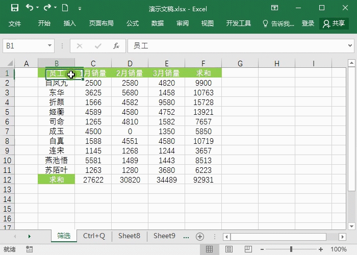 Excel筛选设置技巧-Excel筛选怎么设置