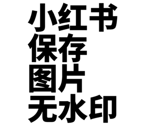 小红书去水印保存图片视频教程