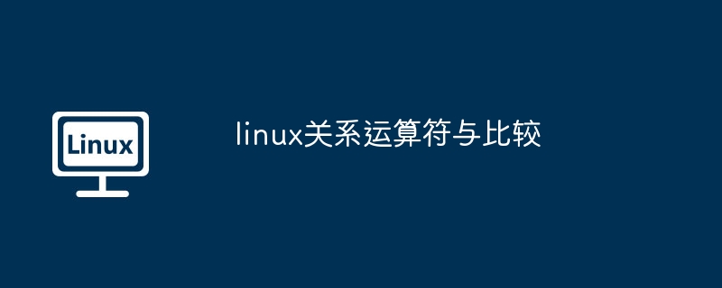 Linux关系运算符与比较技巧揭秘