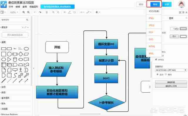在线绘制算法流程图技巧