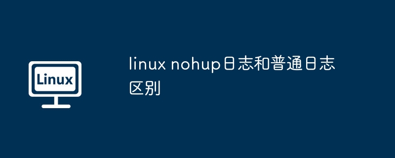 nohup日志与普通日志差异解析