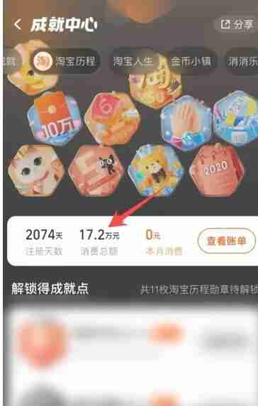 淘宝消费总金额查看技巧