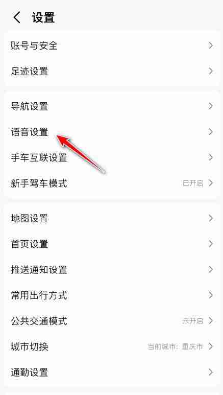 高德地图导航语速设置技巧