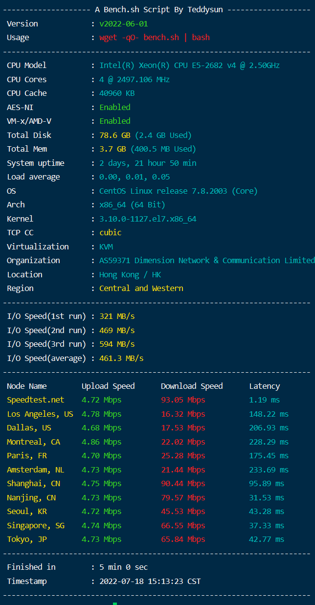 Linux一键测速脚本SuperBench.sh使用指南