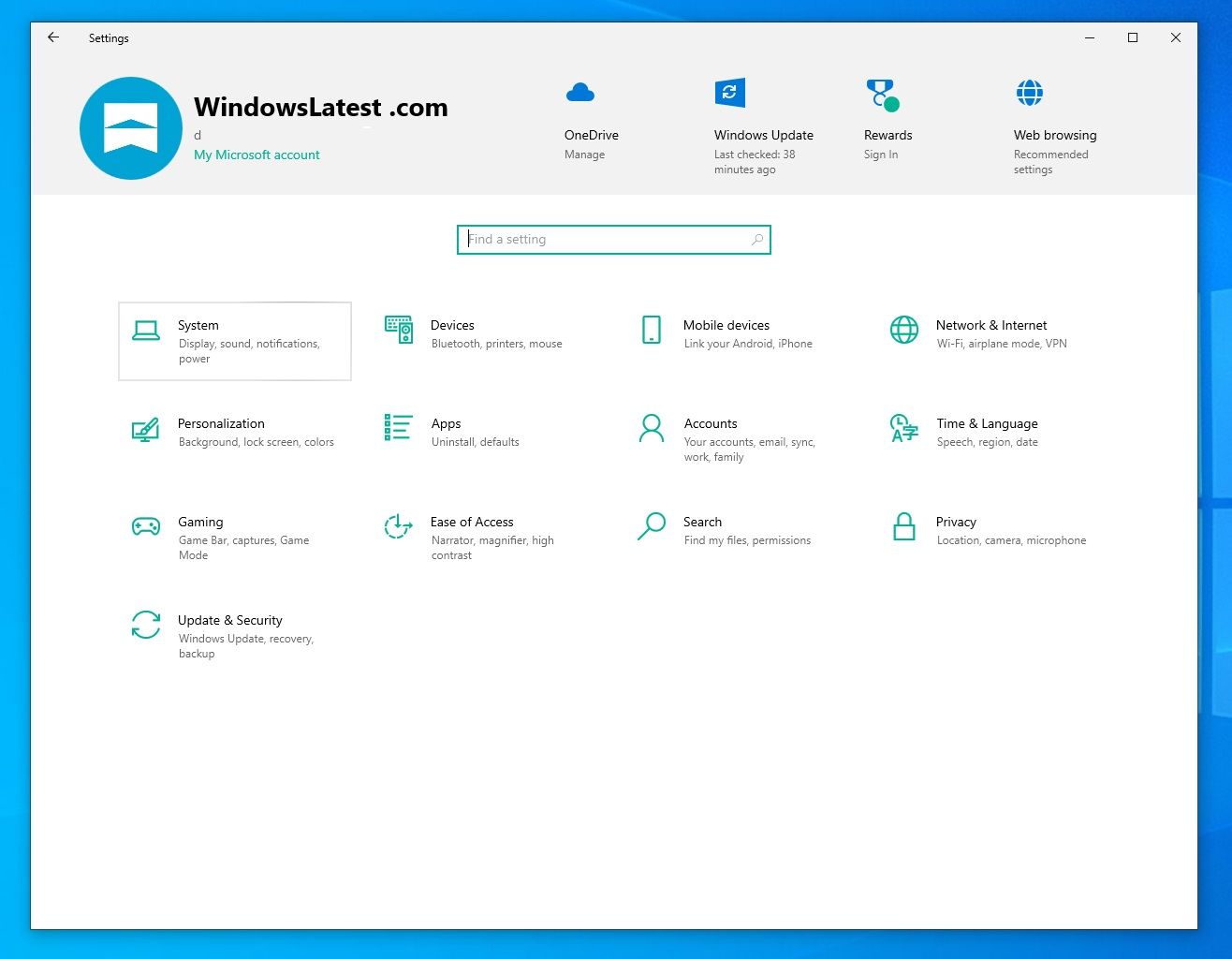 Win10设置应用更新主题色图标