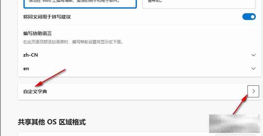 Edge浏览器自定义词典添加教程