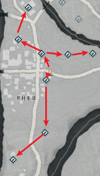 燕云十六声开封蹊跷收集点揭秘