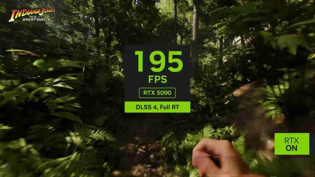 DLSS4加持RTX5090夺宝奇兵4K光追200帧