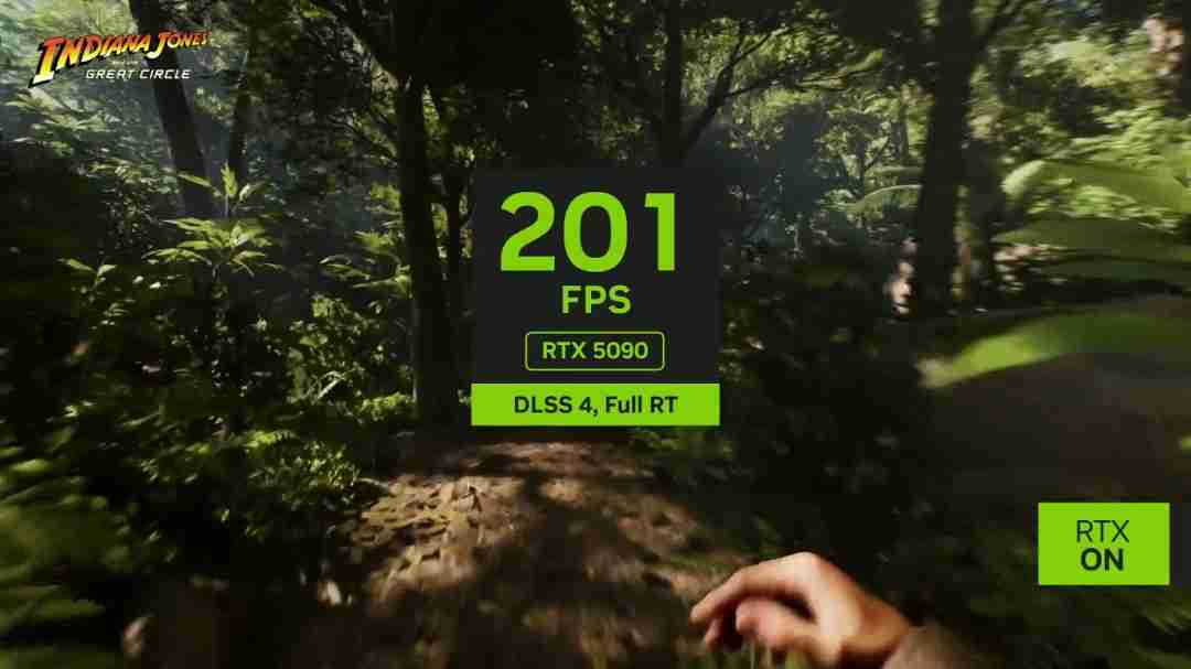 DLSS4加持RTX5090夺宝奇兵4K光追200帧