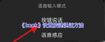 kook键盘语音快捷键设置指南