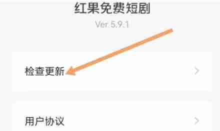 红果短剧APP更新检查教程