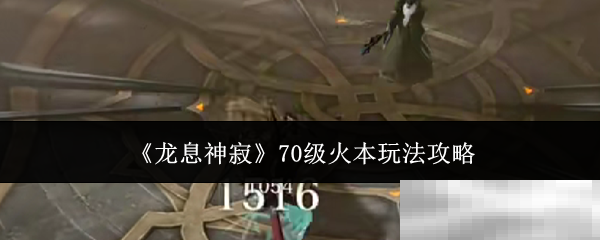 龙息神寂70级火本通关秘籍