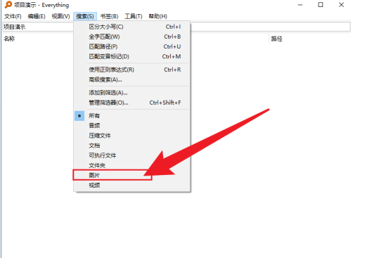 Everything精准搜索图片技巧
