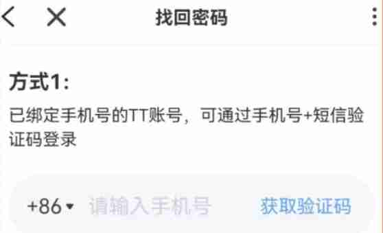 TT语音密码找回全攻略