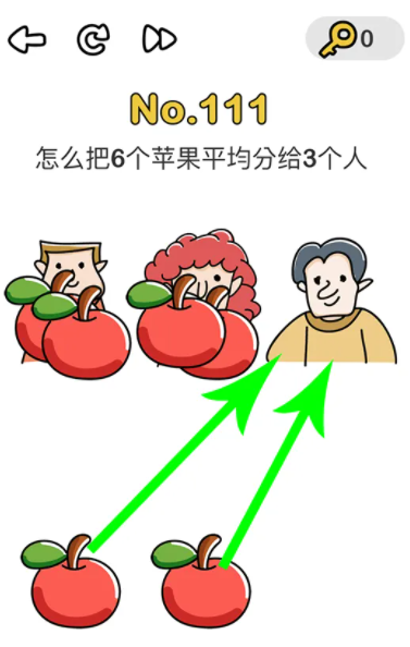脑洞大师3苹果6人分妙招